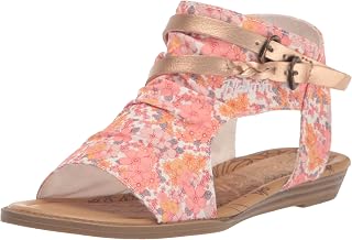 Sandália infantil unissex Blumoon-k, Amelia, branco, 4 Big Kid
