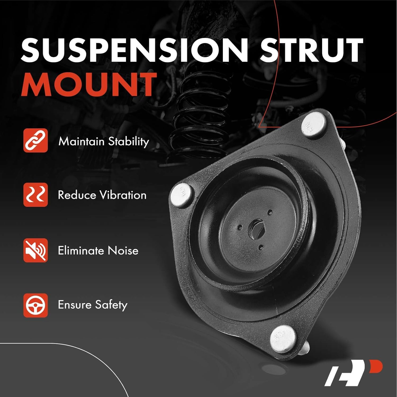 A-Premium Front Suspension Strut Mount Compatible with Mazda Protege 1995-1998 1.5L 1.8L