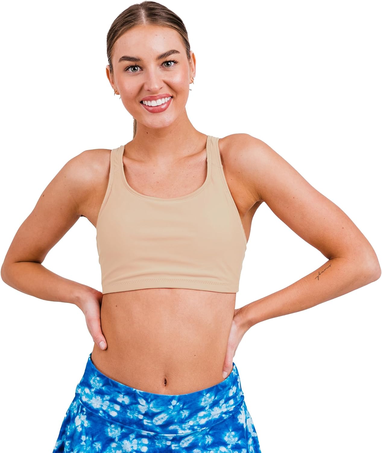 CALYPSA Racerback Swim Bra