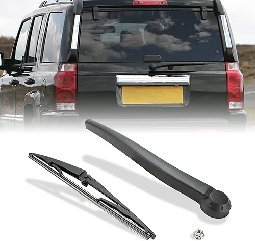 Conjunto de limpiaparabrisas trasero compatible con Jeep Commander 2006-2010, repuesto 5174877AA, 05174877AA, 55156514AB, 05174876AA