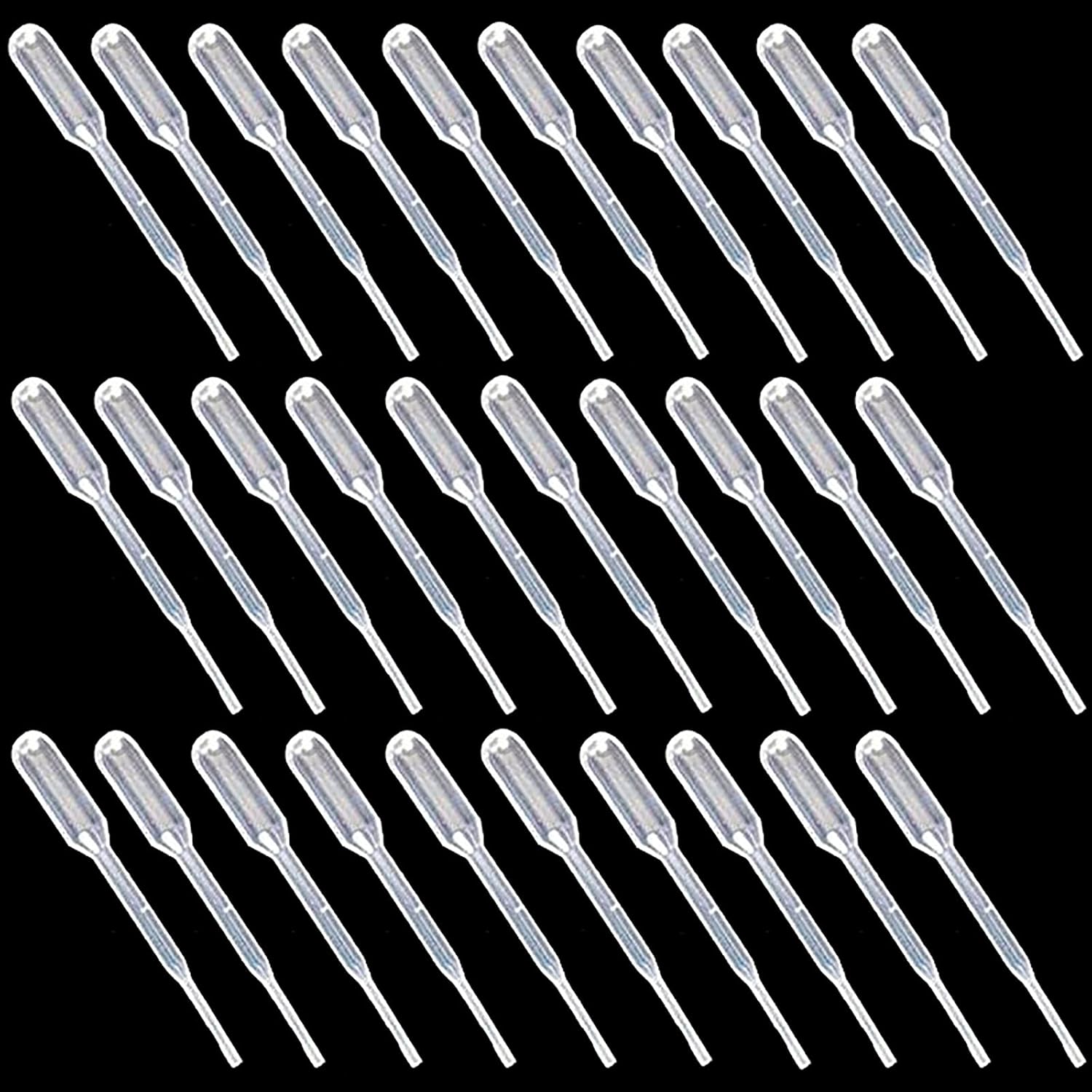 17000 PCS 0.2ML Transfer Pipettes,Clear White Plastic Graduated Pipettes for Essential Oils,Disposable Liquid Pipettes