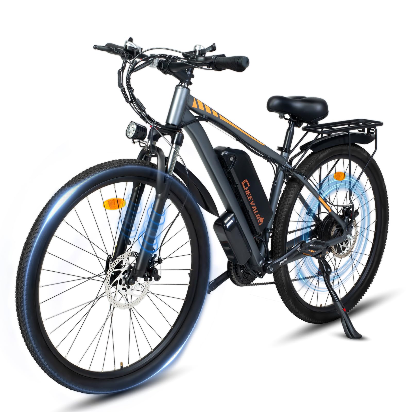TIGUOWISH Bici Elettrica Uomo Adulti 29" - 250W, Batteria 48V 18.6Ah, Autonomia 50-90km, 25km/h, 21 Marce, Sospensione Idraulica - Ideale per Città e Montagna