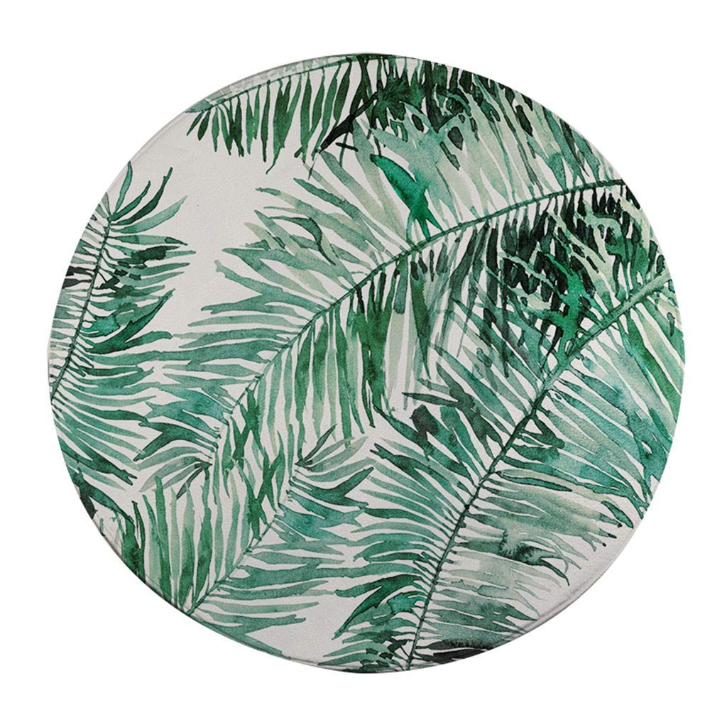 Tapis de chevet anti-froid géométrique rond pour réchauffer l'ambiance du salon et de la chambre