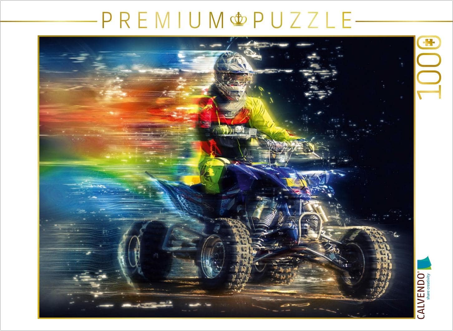 CALVENDO Puzzle Quad, Extremely Cool 1000 Pieces 64 x 48 cm from Peter Roder