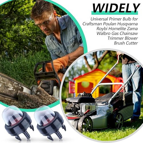 Miniatura 6 de Adefol 12 unidades General Snap in 188-512 Bomba de bombilla de cebador 300780002 para Husqarvna 440E 445 445E 450E 455 455E motosierra para