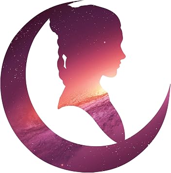 Princess Outline Galaxy Sky Space Leia Silhouette Carrie Sticker 5"