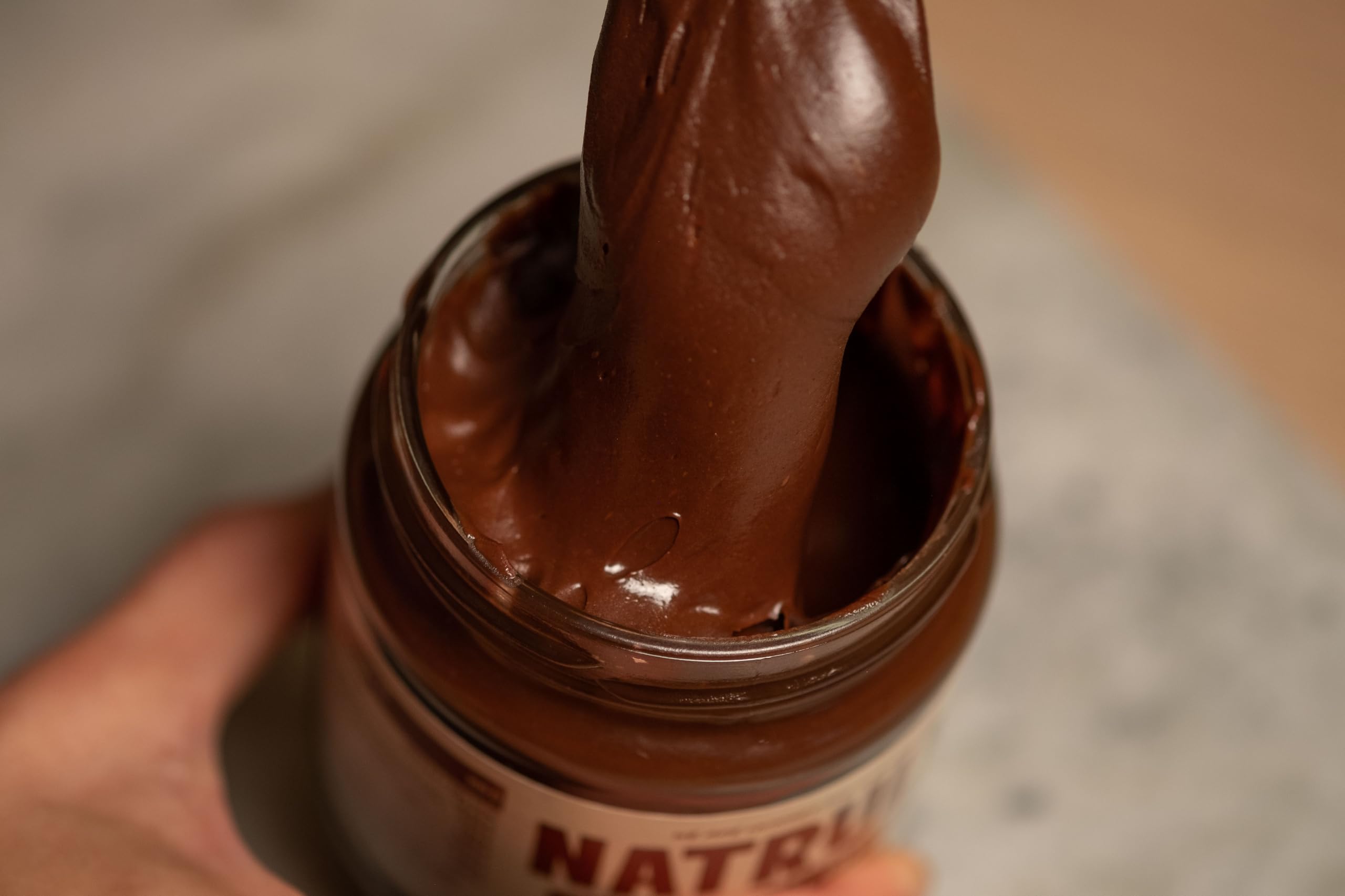 NATRULY Crema de Avellanas y Cacao Sin Azúcar y Sin Edulcorantes, con Fibra de Achicoria, 43% Avellana