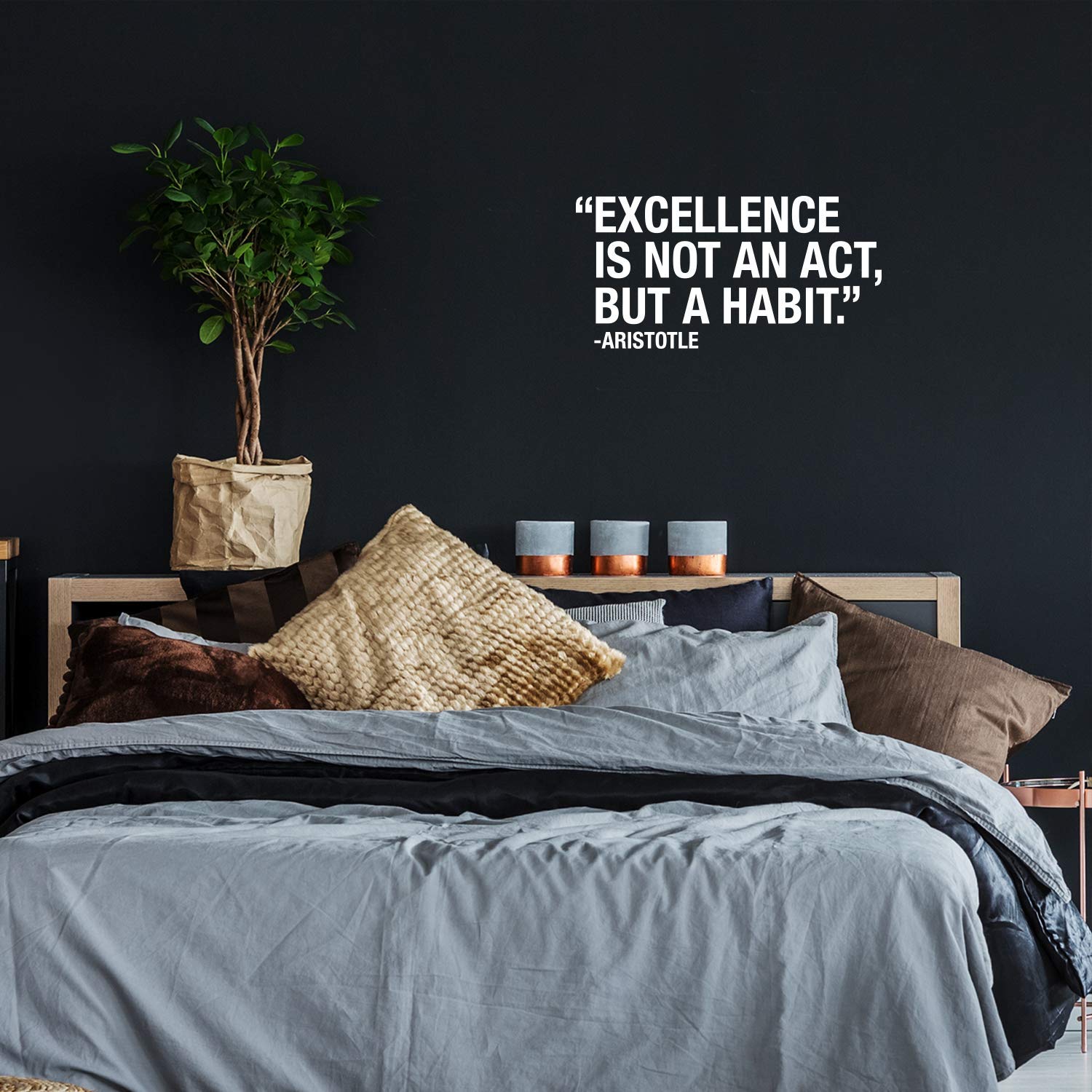 Amazon.com: Vinyl Wall Art Decal - Excellence is Not an Act, But A ...