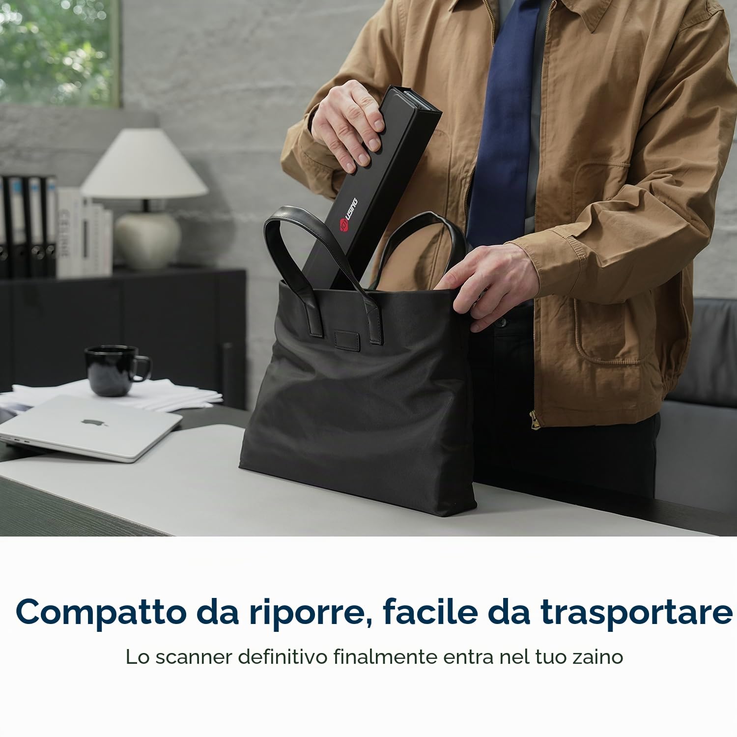 JOYUSING Scanpad100 - Scanner per documenti portatile, fotocamera per documenti USB da 13 MP, 1 s per scansione, formato A4, OCR, miglioramento AI, pronto per i viaggi, supporto Win e Mac e Linux (non