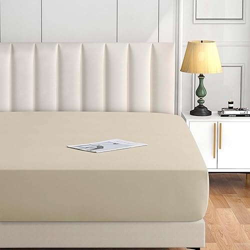 Vista 30 de IR Imperial Rooms Sábana bajera ajustable tamaño King – Sábanas bajeras de 16 pulgadas de profundidad de 16 pulgadas de microfibra suave premium