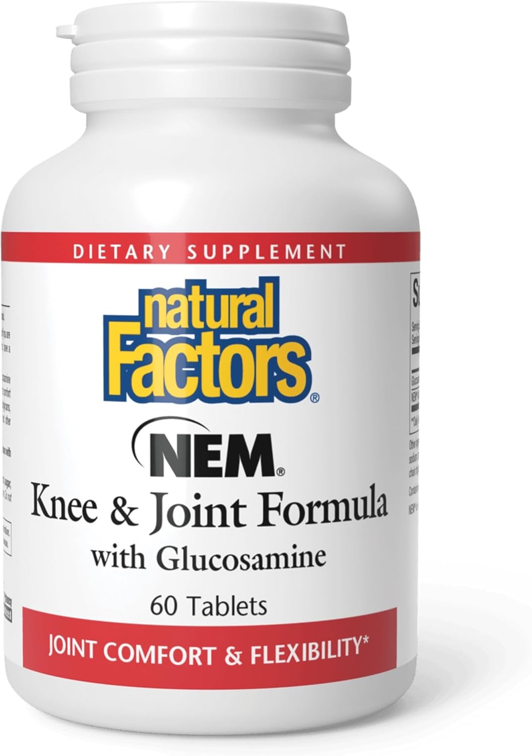 Natural Factors, NEM Knee & Joint Formula, Promotes Flexibility and Comfort, 60 Tablets