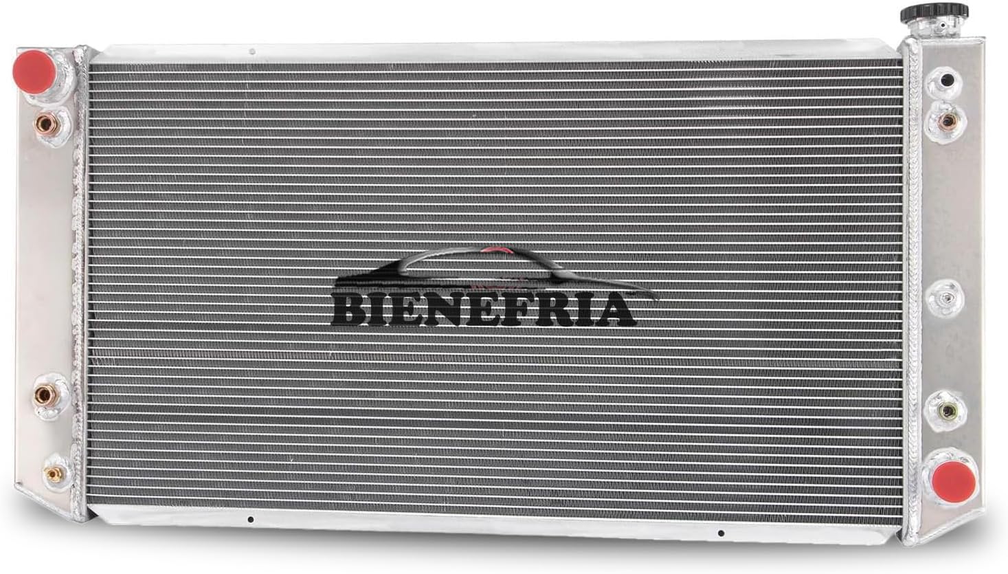 4 Row Aluminum Radiator for 1992-1993 Chevy GMC C2500 C3500 K2500 K3500 6.5L V8 Diesel AT Radiators Radiador 92 93
