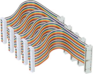 Ejoyous 5 Pieces Gpio Flat Band Ribbon Cable