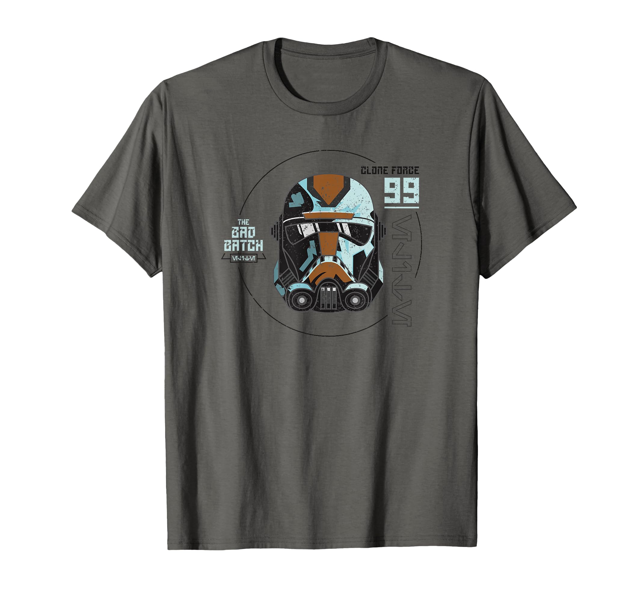 T-shirt Star Wars The Bad Batch en coton noir Clone Force 99