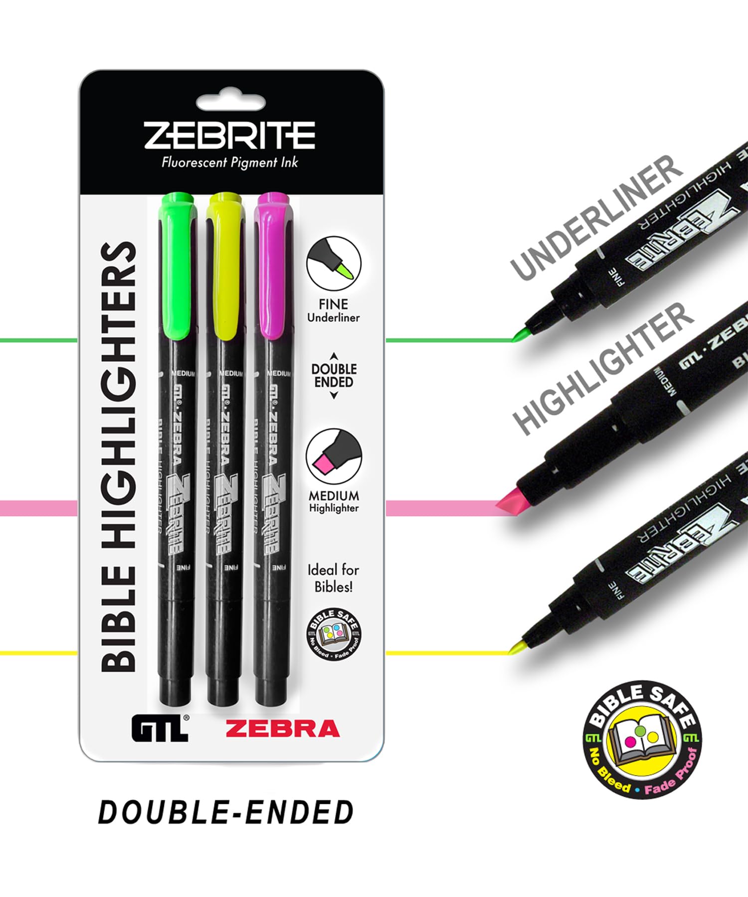 Amazon.com : G.T. Luscombe Company, Inc. Zebrite Double Ended