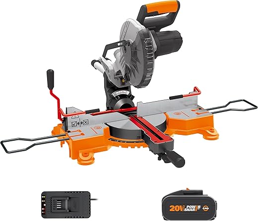 Worx – Ingletadora Telescópica a Bateria 20 V.