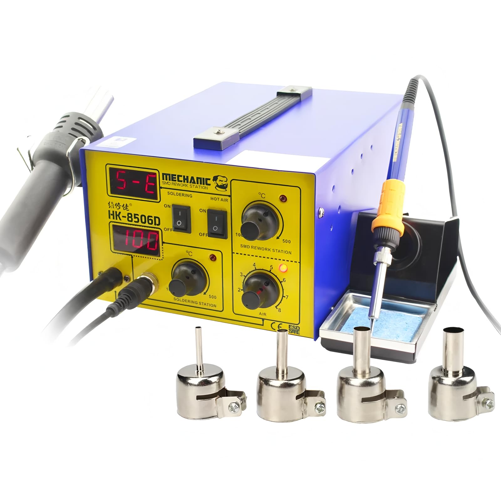 Station de retouche à air chaud SMD MECHANIC HK-8506D soudage électronique