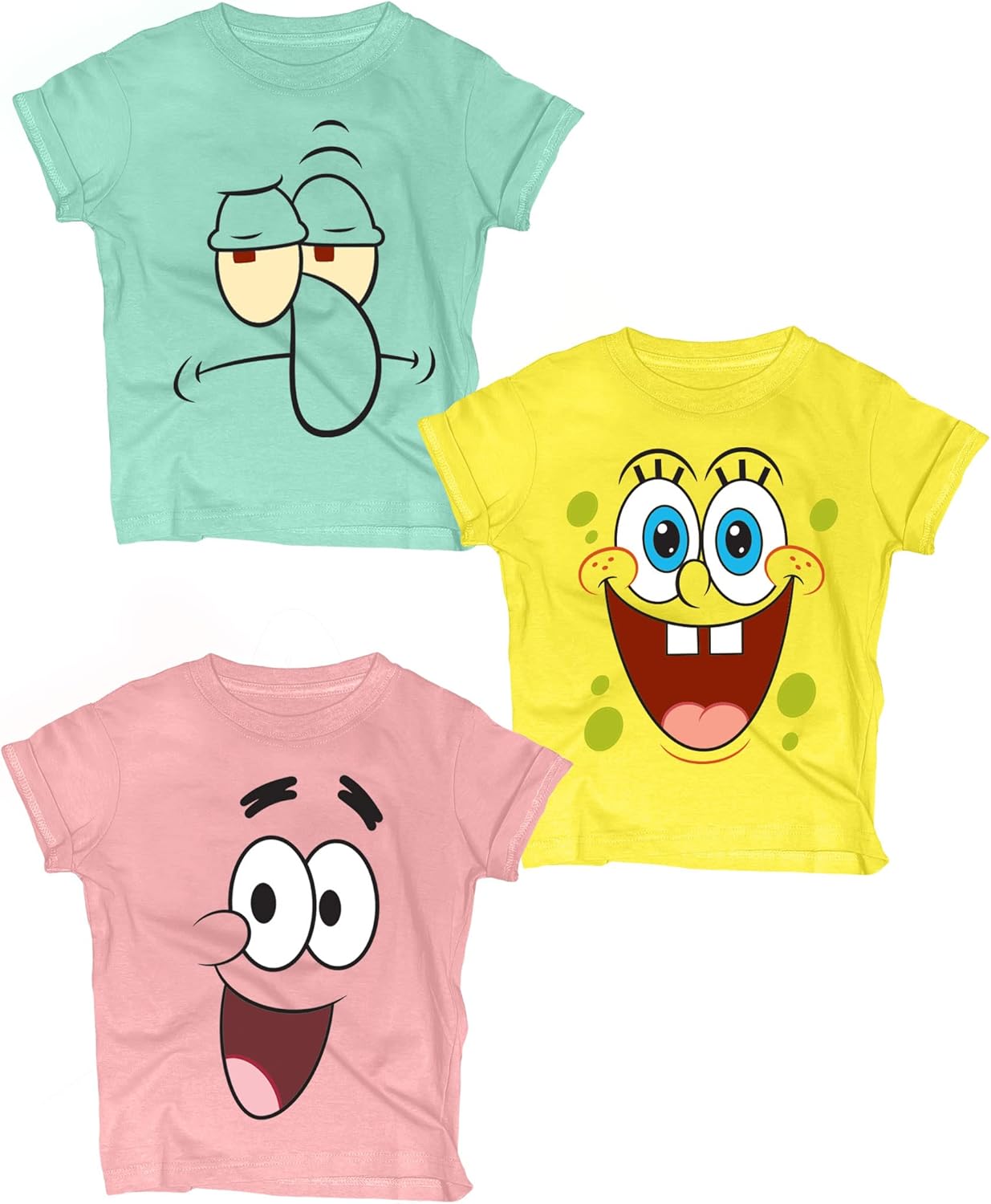 Spongebob Squarepants Graphic T-Shirt (Sets) Patrick Star Squidward Plankton Gary Outfit Tee Toddler/Birthday to Kids Clothes - Image 8