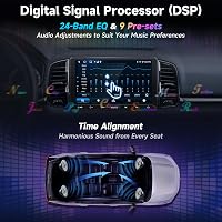 ATOTOZONE A5L 10.1" Android Autórádió WiFi Bluetooth USB CarPlay MirrorLink 6