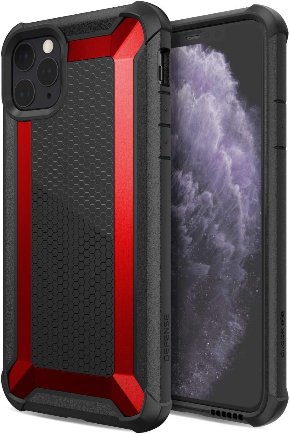 X-Doria Raptic Tactical, Compatible with Apple iPhone 11 Pro Max (Formerly Tactical) - Heavy Duty Protection with Drop Shield, Military Grade Drop Tested Case for Apple iPhone 11 Pro Max, Red