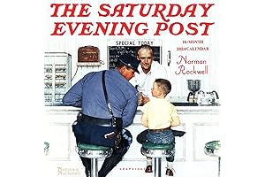 Graphique 2024 Saturday Evening Post Wall Calendar | TV Show Schedule