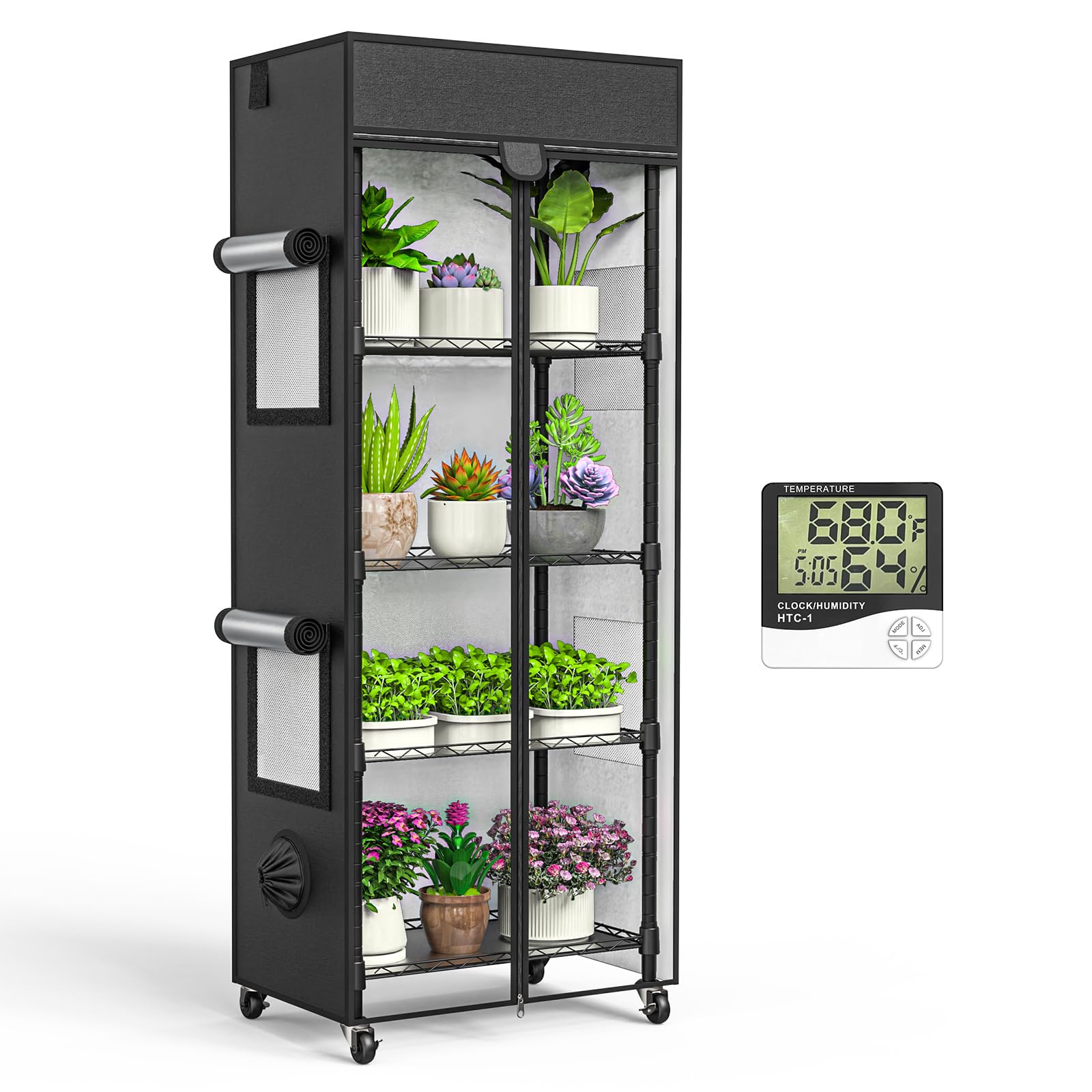 Small 5-Tier Mini Greenhouse Indoor Outdoor