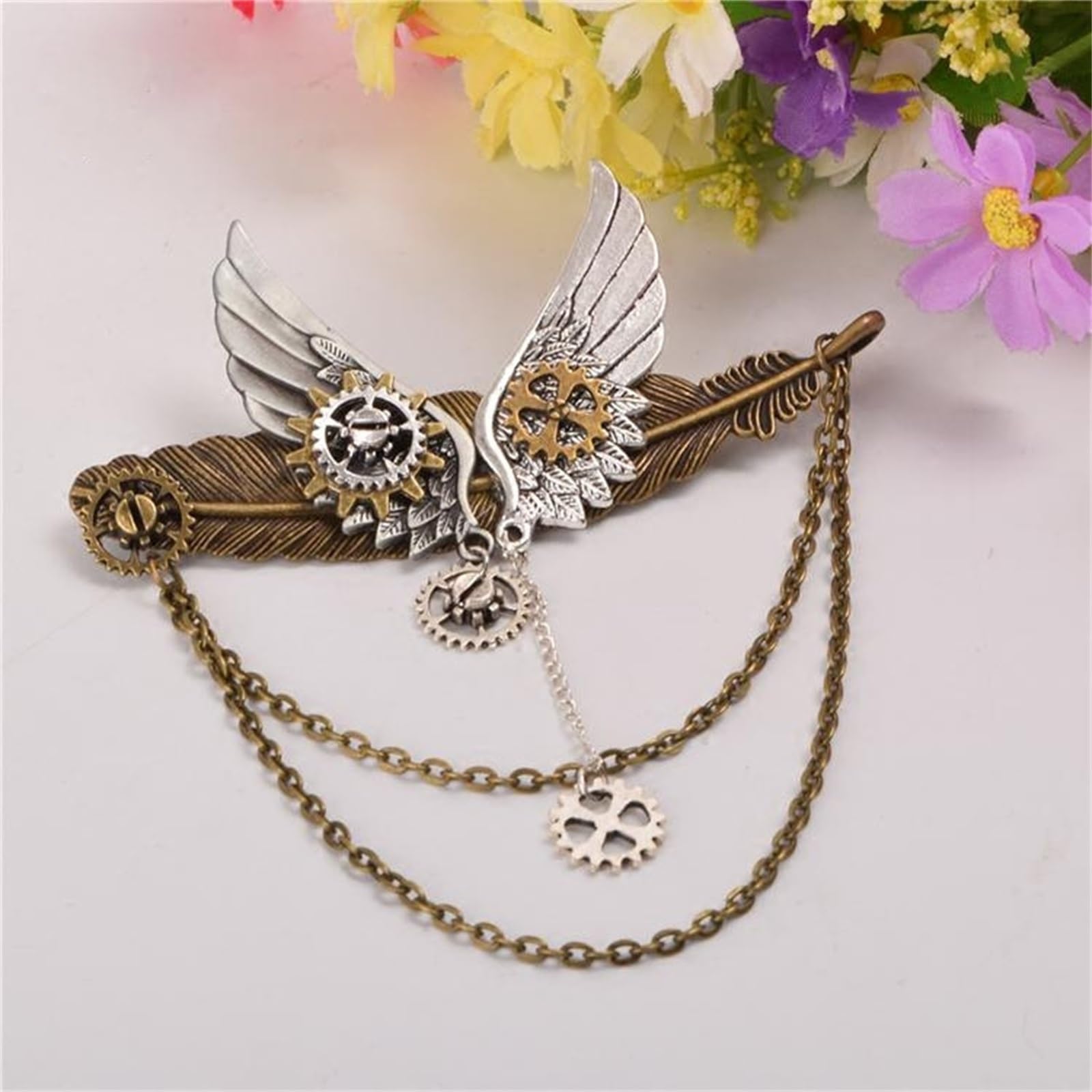 Amazon.co.jp: スチームパンクブローチ スチームパンク アクセサリー