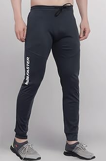 BLUE STAR SHARK Men's Slim Fit Track Pants – Joggers for Running, Gym, Sports, and Casual Wear | Multipurpose Activewear Lower for Men & Boys | Stylish Summer Trousers & Night Pants