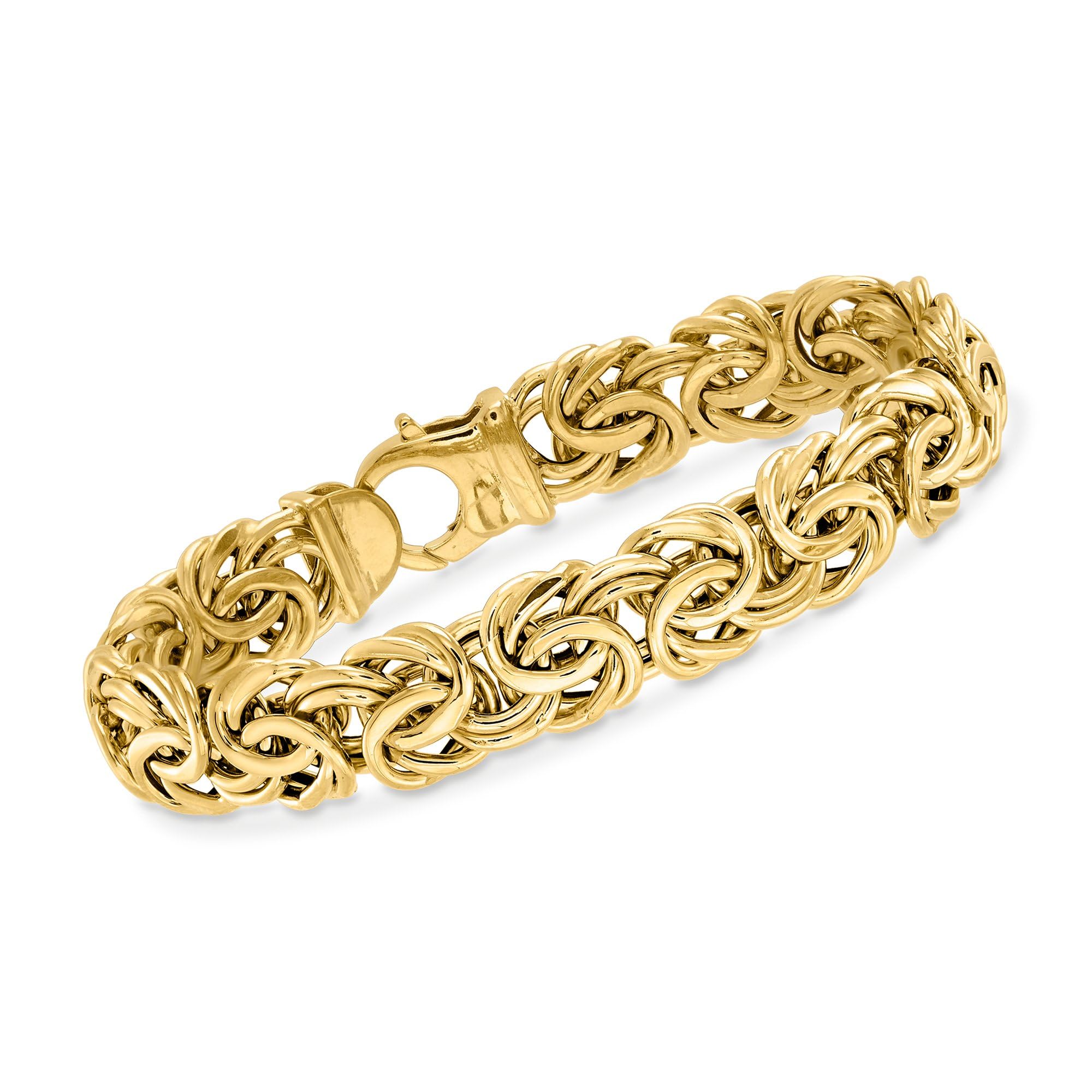 Ross-Simons 14kt Yellow Gold Byzantine Bracelet