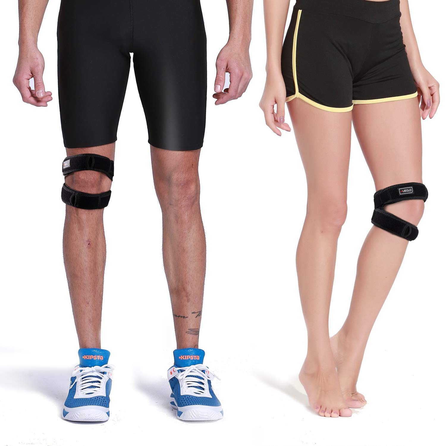 HUEGLO Patella Knee Strap Knee Pain Relief,Knee Stabilizing Brace