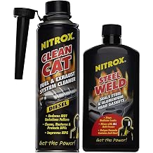 Nitrox Clean Cat Diesel Catalytic Converter 500ml Steel Weld 500ml - Fuel and Exhaust System Cleaner - Sealer For Radiator Leaks, Head Gaskets & Cylinder Heads