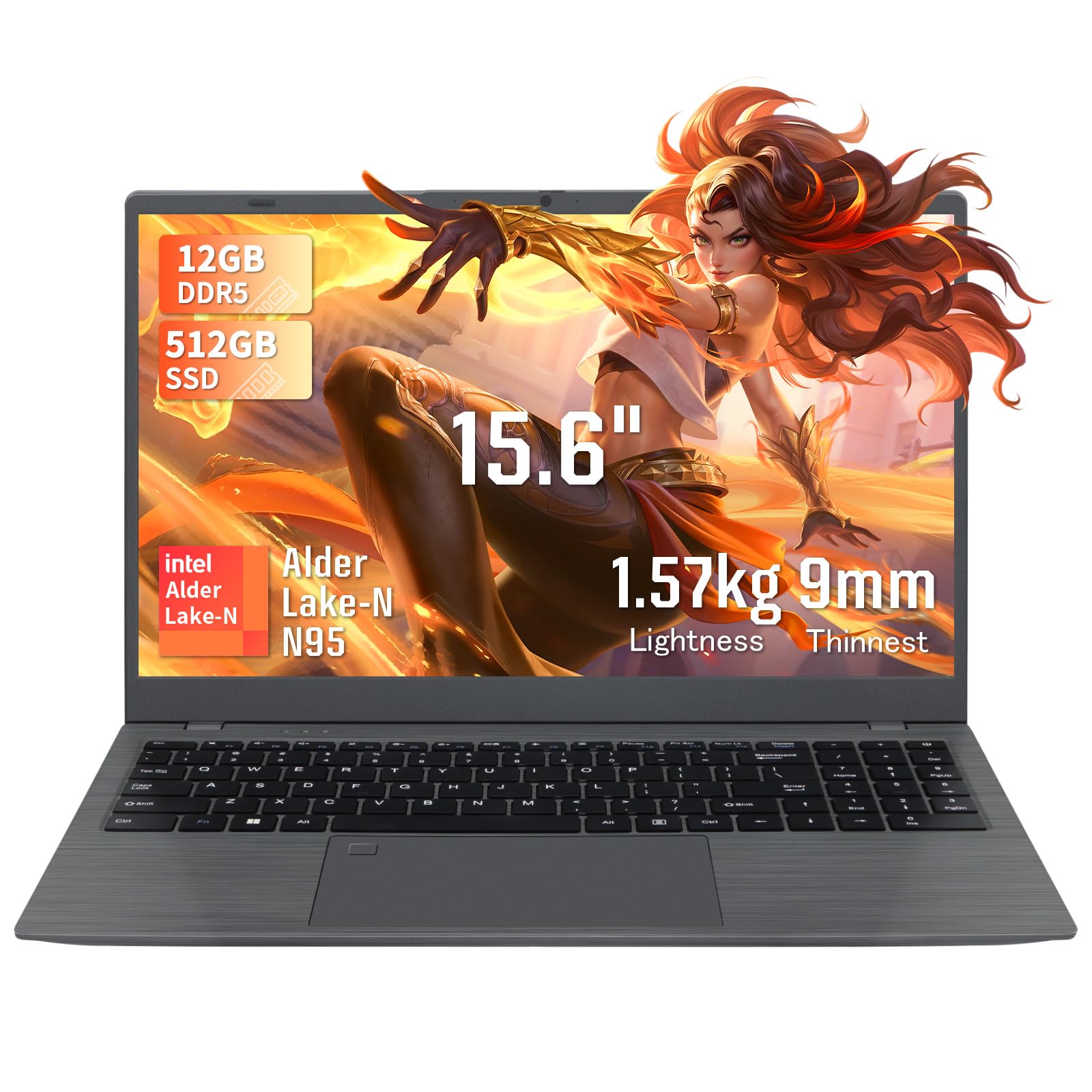 Amazon.com: 15.6 Inch Intel N95 Laptop, 15.6 IPS-FHD-Laptop