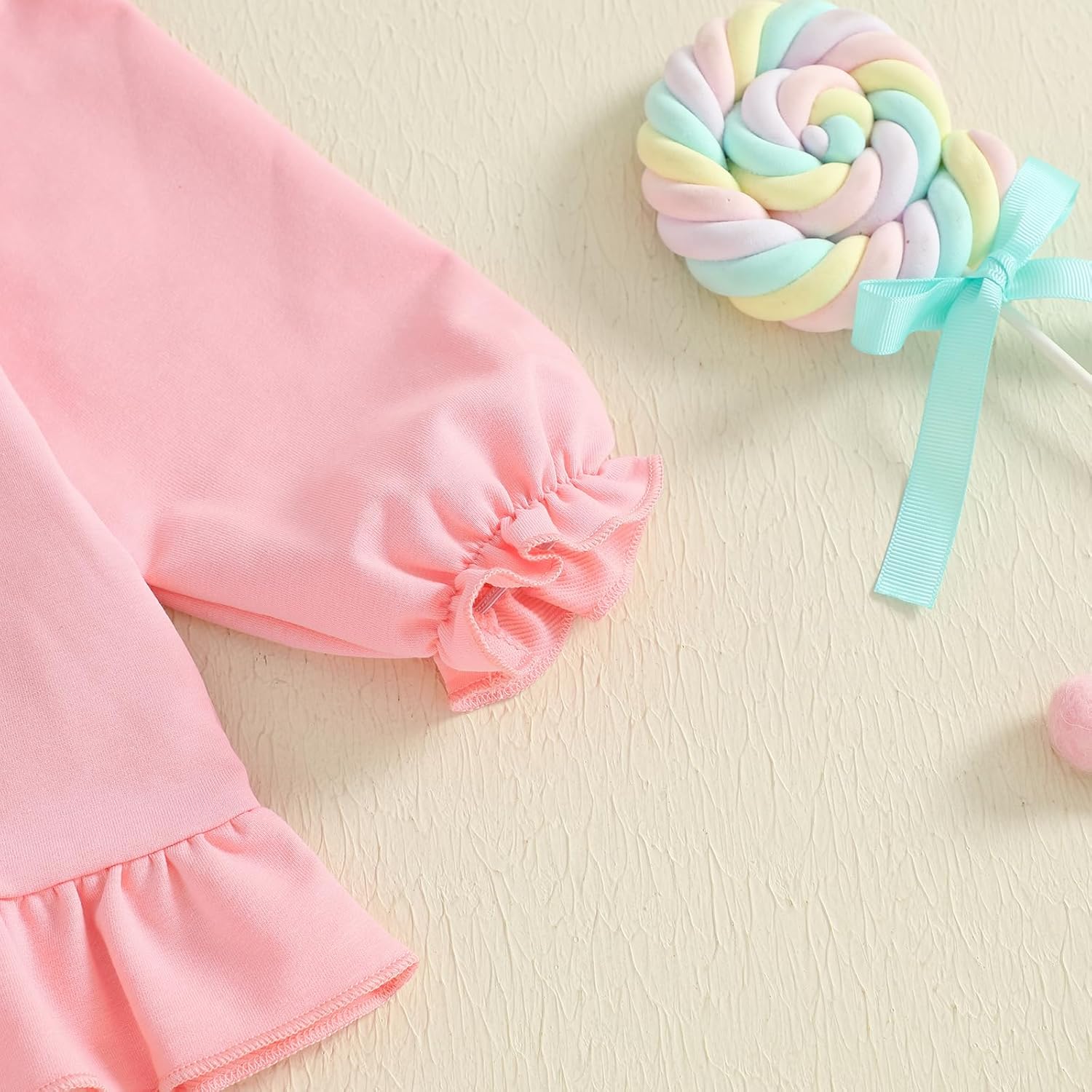 Toddler Baby Girl Halloween Outfit Smocked Pumpkin Long Sleeve Ruffle Sweatshirt Plaid Pants Set 2Pcs Fall Clothes - Image 6