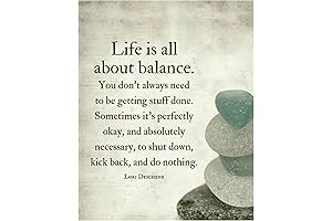Motivational Quotes Wall Art: Unveil the Wisdom of Life's Balance
