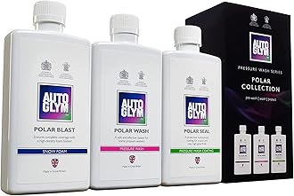 Autoglym Polar Collection - Car Cleaning Kit Includes Polar Blast Pre-Wash Snow Foam, Polar Wash Car Shampoo, and Polar Seal Pressure Wash Coating