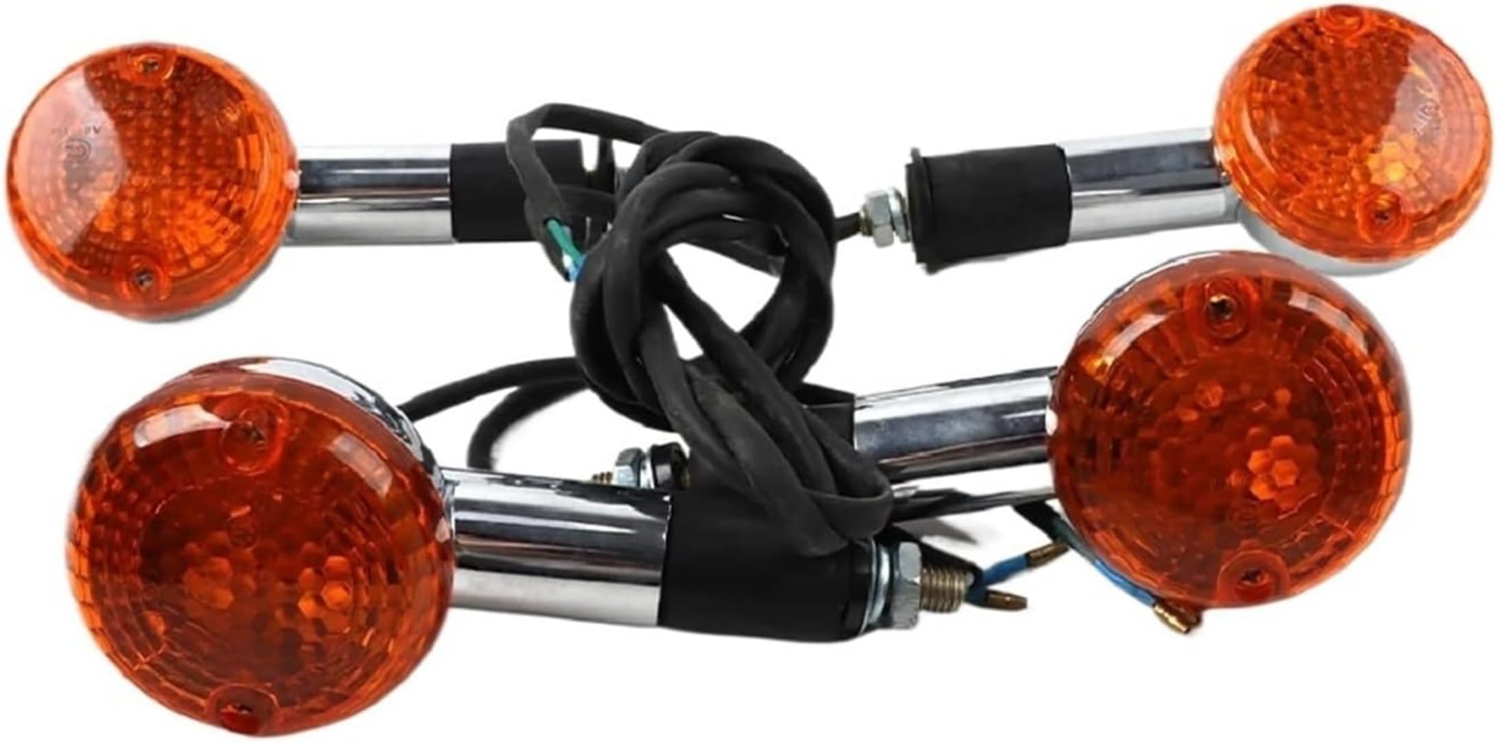Generic Mini uniwersalne wskaźniki Dla Suzuki Qs 125 Qs 150 Motocykl Mini Zestaw Świateł Uniwersalny Kierunkowskaz Lampa Lampa Światło