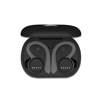 Boult Audio AirBass Tru5ive Pro True Wireless Earbuds with 36 Hours Total Playtime, IPX7 Fully Waterproof, Instant Voice Assistant, Immersive Sound with Sports fit & Noise Isolation and Built in mic