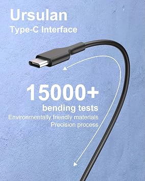 65W USB C Charger Compatible with Microsoft Surface Pro