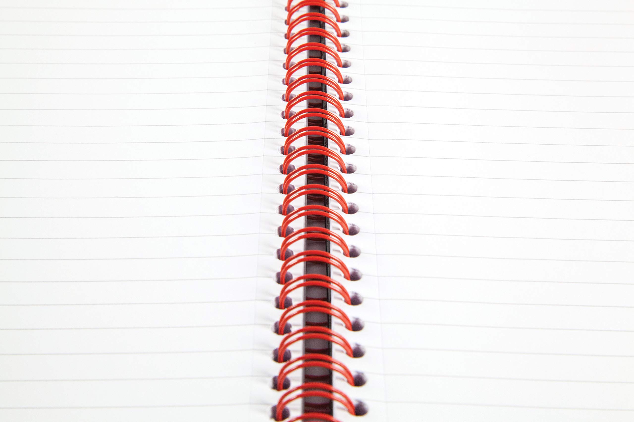Oxford Black n' Red Cahier à Spirale 14,8x21 cm 140 Pages Lignées A5 Noir (Lot de 3)
