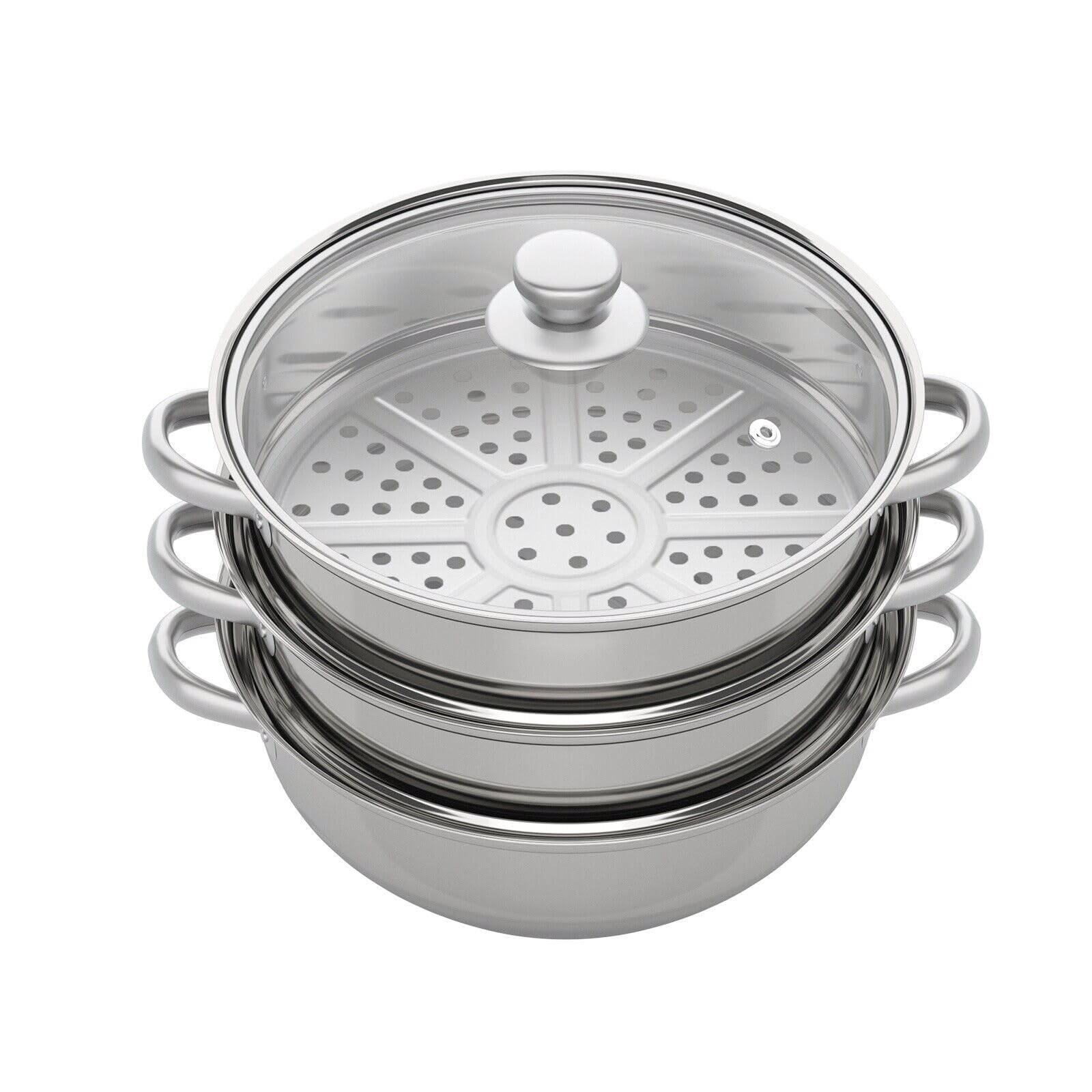 Vaporera de acero inoxidable para sopa y cocina saludable