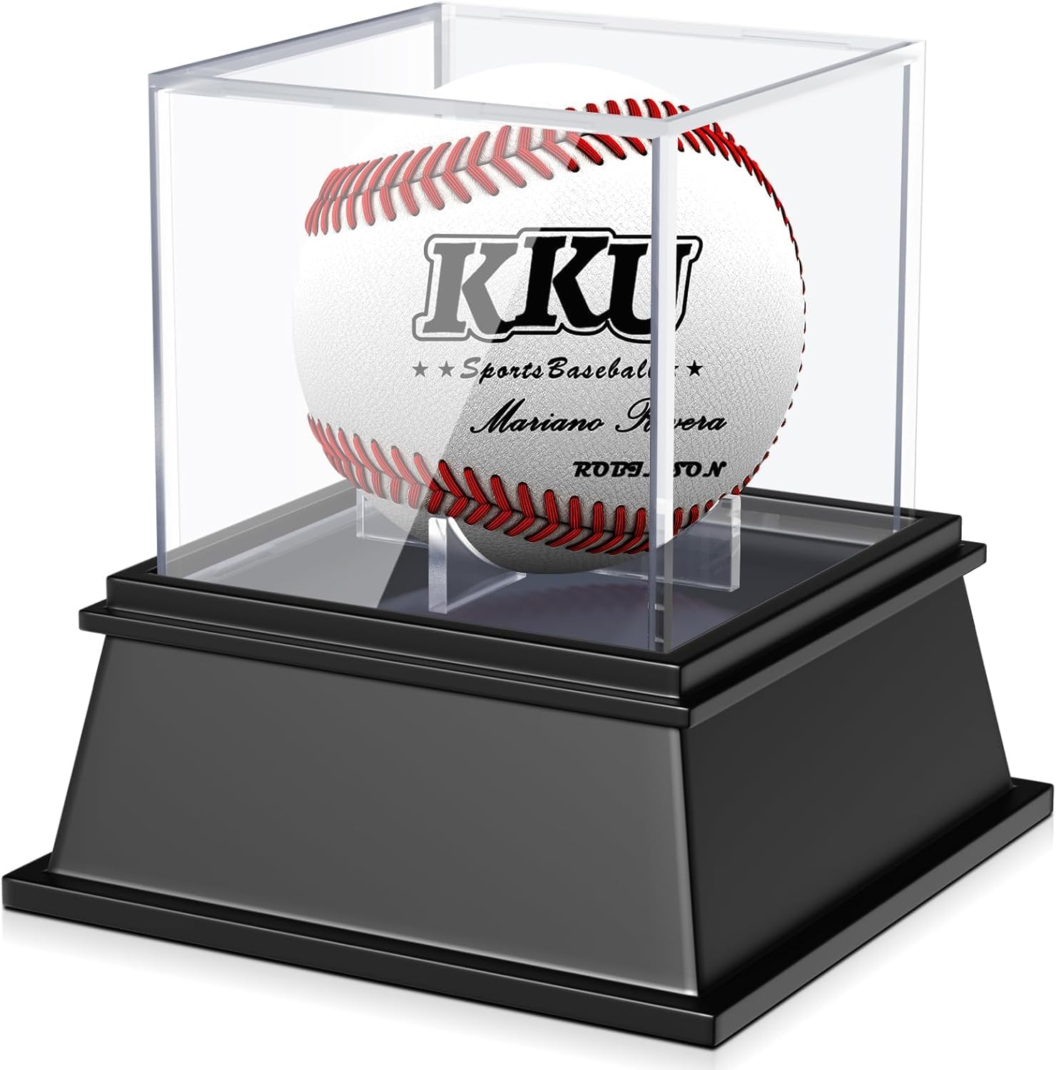 KKU Baseball Display Case, Baseball Holder for Ball Display Cube Box, UV Protected Acrylic Baseball Storage Official Size Box, Memorabilia Display Case for Baseball-image-45