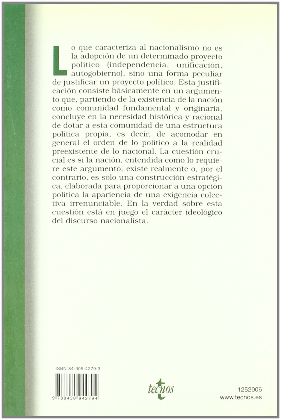 El nacionalismo: Una ideología (Biblioteca de Historia y Pensamiento Político)