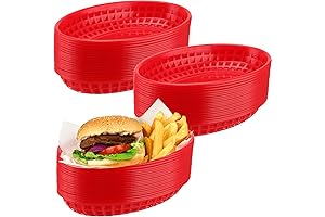 Stock Your Kitchen with 60 Sturdy Red Plastic Food Service Baskets!