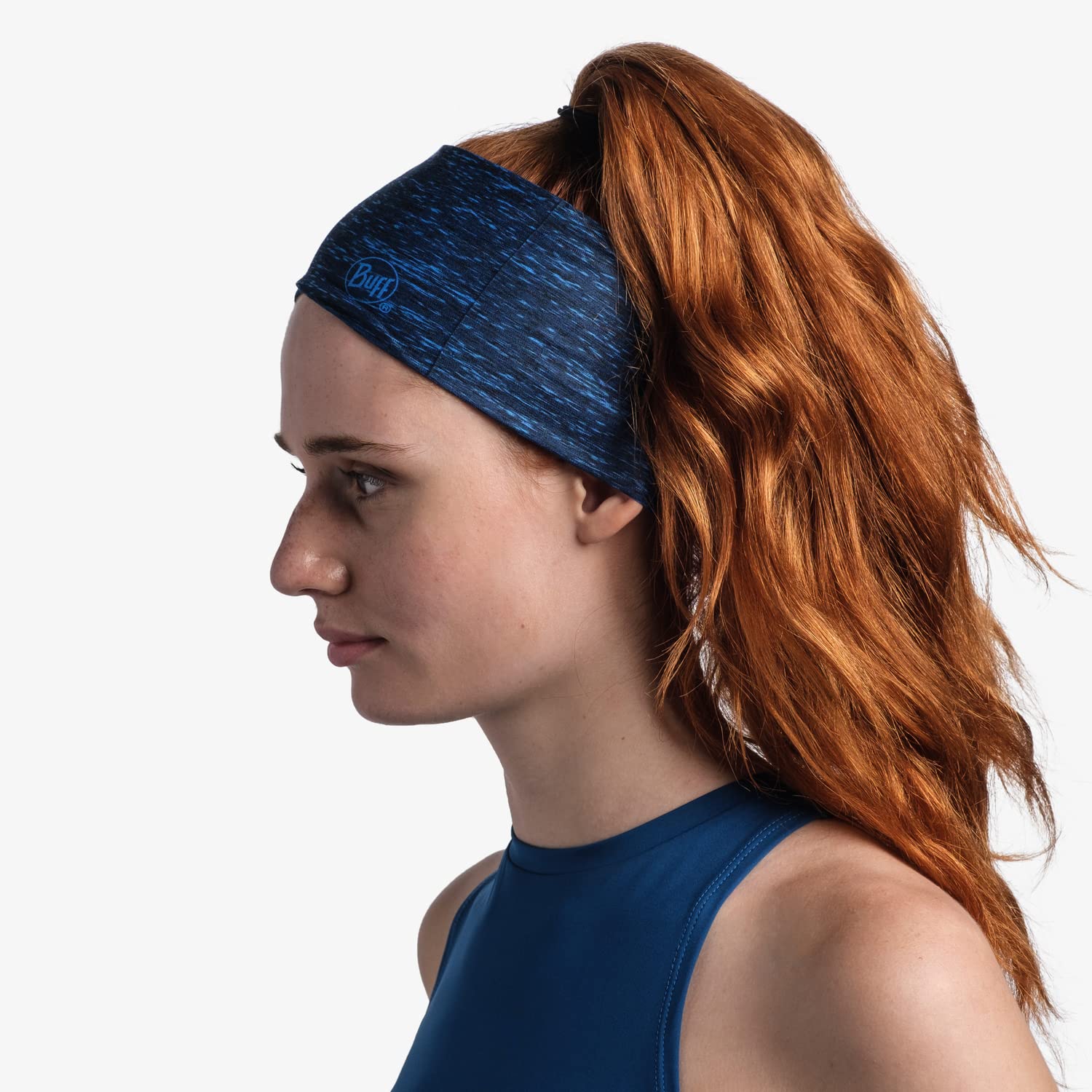Buff CoolNet UV® Wide opaska na czoło HTR unisex rozmiar uniwersalny