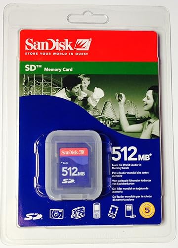 SanDisk SD - Tarjeta de memoria flash - 512 MB - SD