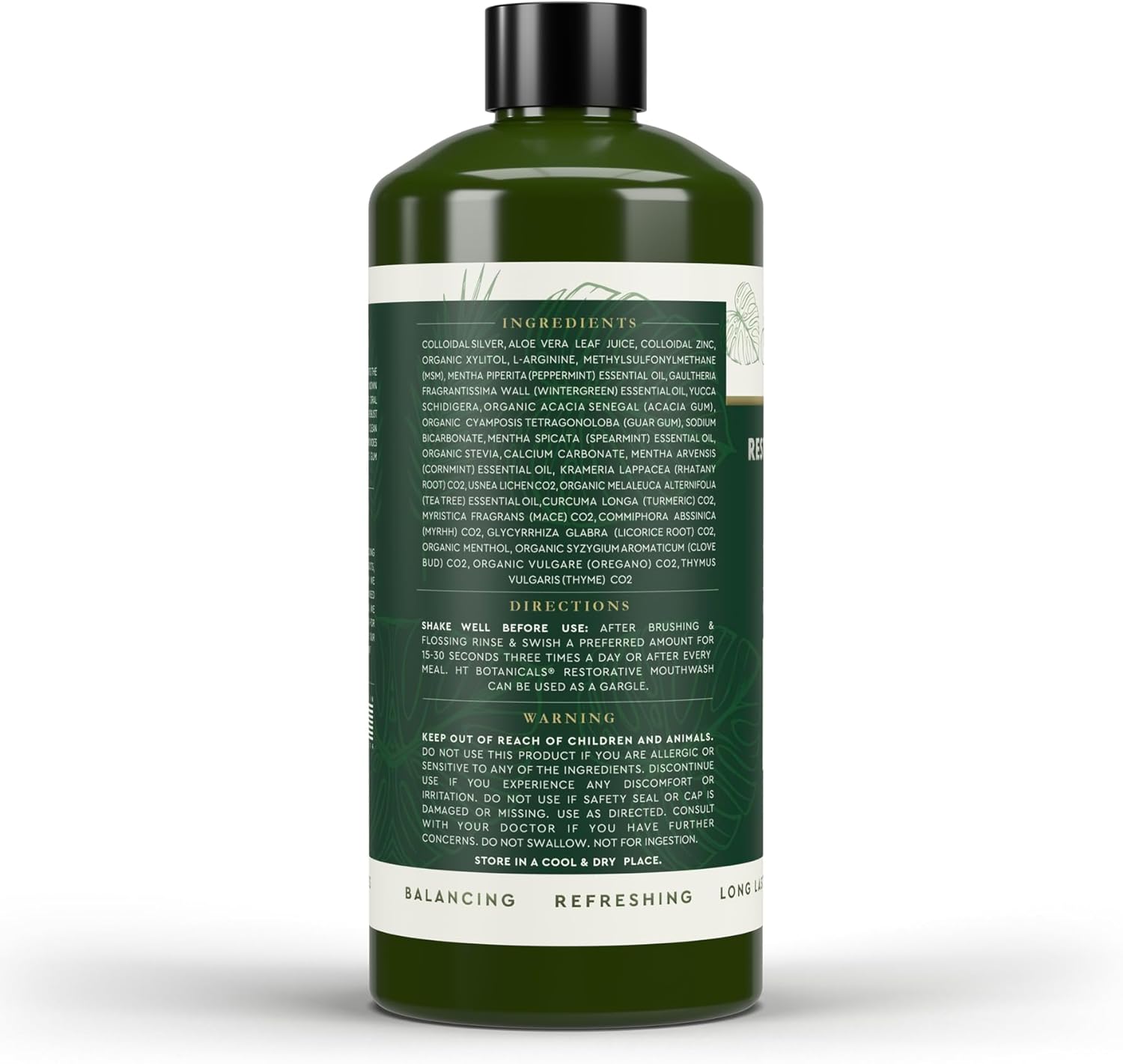 Nano Silver Mouthwash | All Natural | Adult Restorative Mouth Rinse | Aloe Vera, Colloidal Silver, & Tea Tree | Complete Oral Care & Fresh Breath | Fluoride, GMO, & Alcohol Free - Image 5