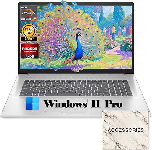 Miniatura 6 de HP Computadora portátil 17, pantalla HD+ de 17.3", procesador Intel Core i3-1115G4 de 11 generación, 32 GB de RAM, SSD PCIe de 1 TB, cámara web,