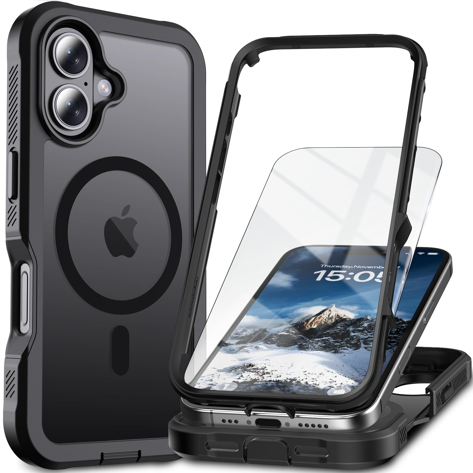 Photo 1 of Ratcase Magnetic Case for iPhone 17 - Black