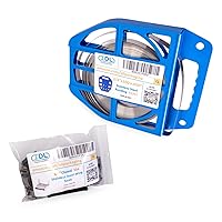 Vista 20 de IDL Packaging Kit de bandas de acero inoxidable 201 de 1/2 pulgada, herramienta de bandas de alta resistencia + bobina de bandas de acero inoxidable