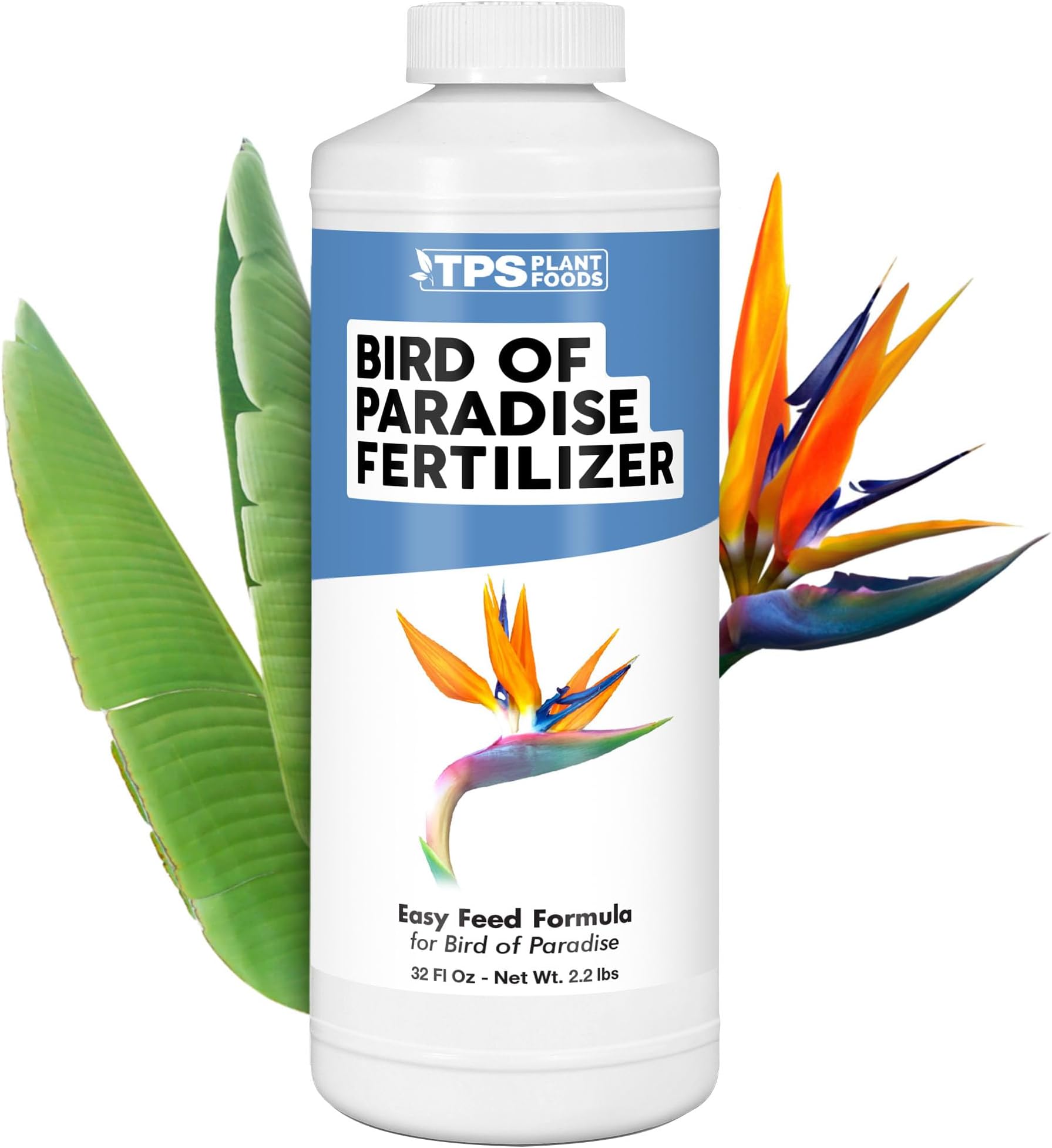 Bird of Paradise Fertilizer โ Liquid Plant Food for Bigger Tropical Leaves, Stronger Roots & Healthy Upright Growth, 32 oz